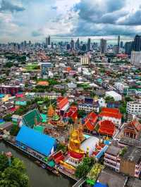 Golden Buddha at Wat Paknam Phasi Charoen, Bangkok: A Towering Symbol of Thai Faith