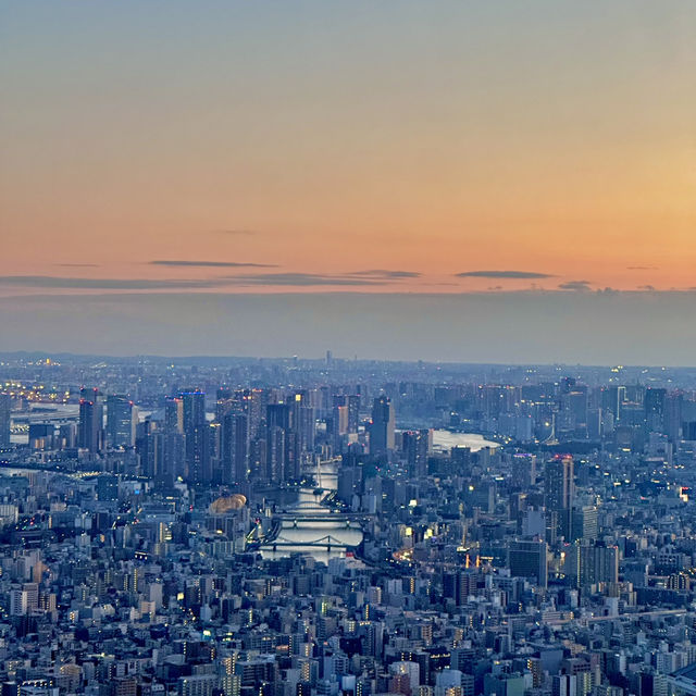 Tokyo Skytree at sunset 🌅