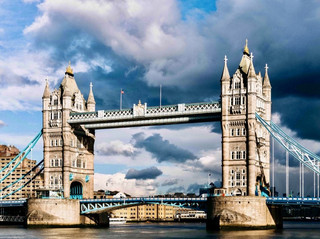 The Architectural Marvel of London. Walking Across the Iconic Tower Bridge