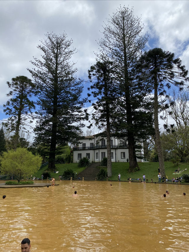 Beautiful hot spring town Furnas