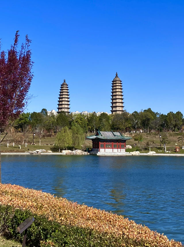 太原雙塔公園秋景（三）