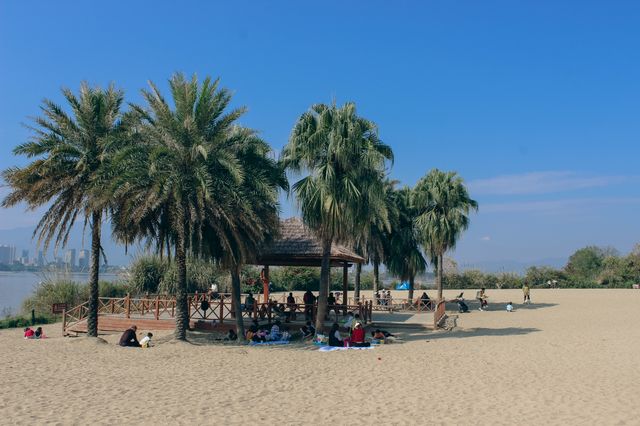 去沙灘公園，體驗一下福州版的“馬爾代夫”