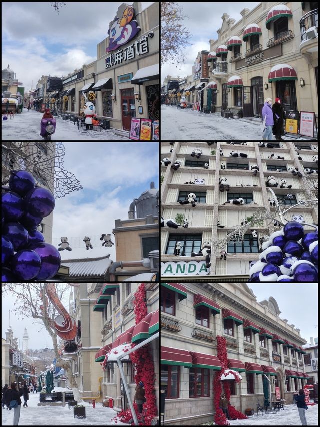 煙台天后行宮雪景
