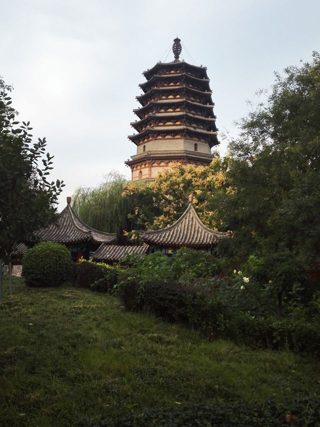 河北正定凌霄塔（唐朝）-中國現存兩座半木結構古塔之一