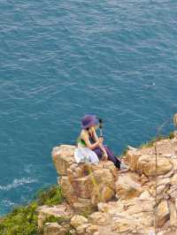 香港破邊洲，治癒系藍色海洋