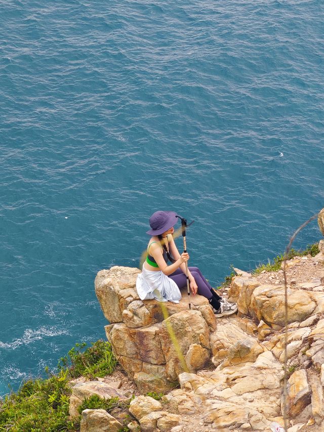 香港破邊洲，治癒系藍色海洋