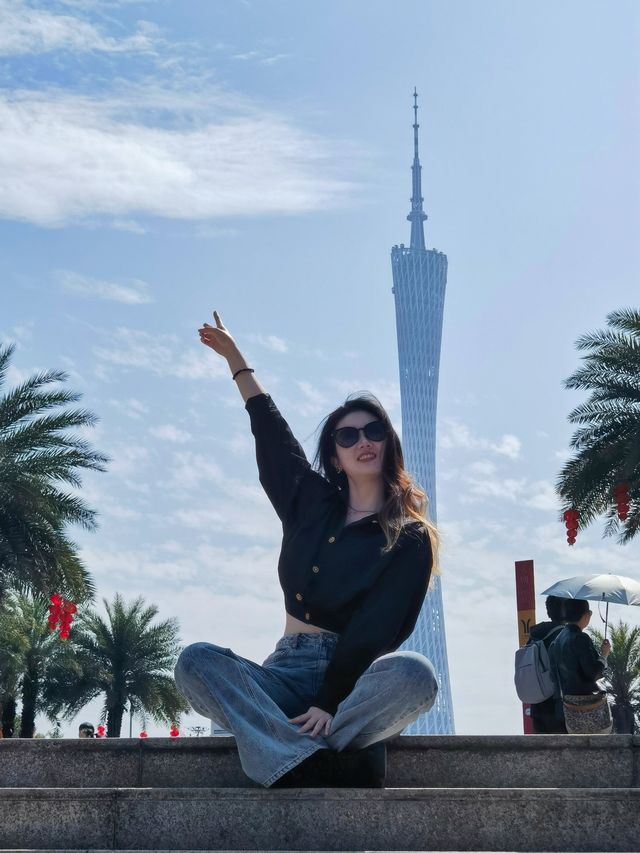 廣州塔多機位拍照攻略夏日晴天一日全打卡