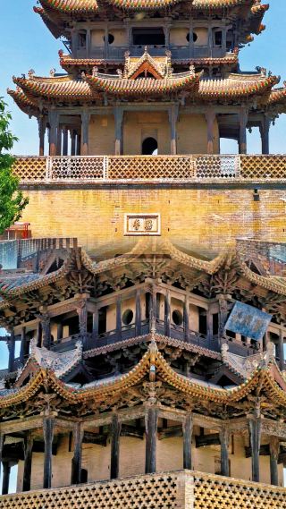 The unique charm of the Hou Tu Temple in Wanrong, Shanxi, known as 'the crown of temples in the land', is on display