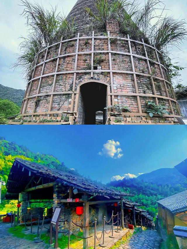 朋友還以為我去了千戶苗寨這裡是溫州碗窯