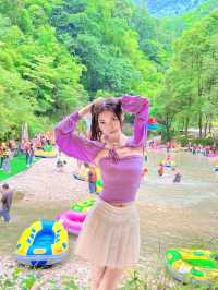 成都戶外避暑攻略|夏日玩水聖地森林瀑布漂流。