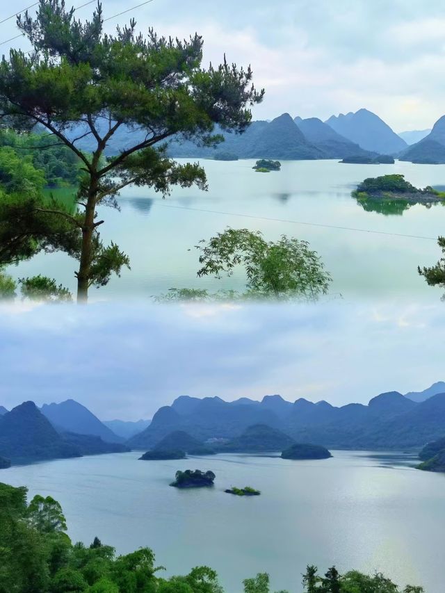 廣東的"世外桃源"——桃花湖。