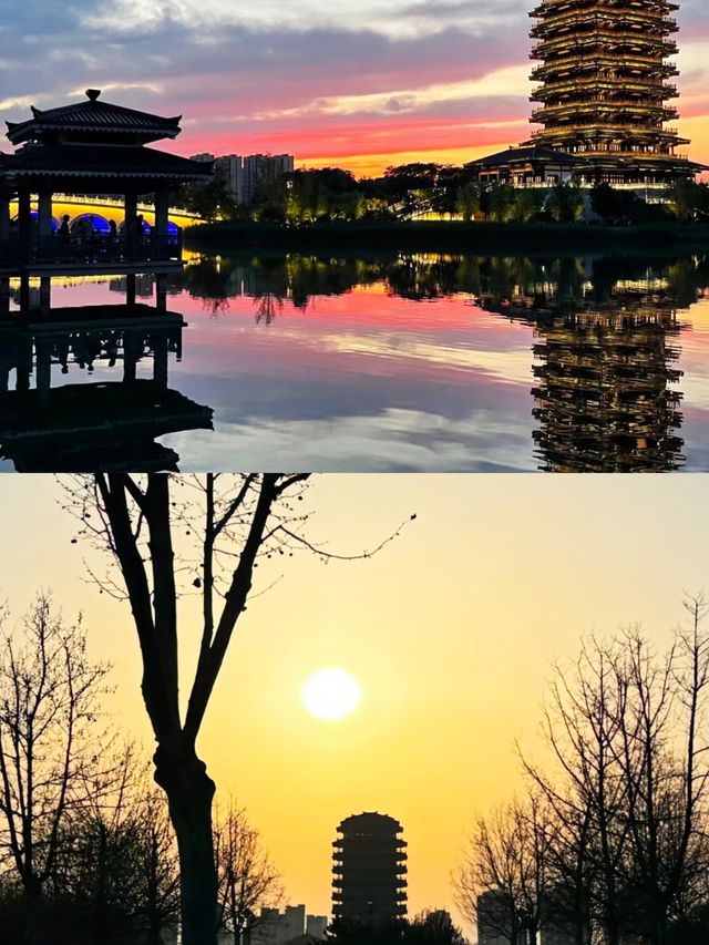 齊盛湖公園，城市中的綠洲