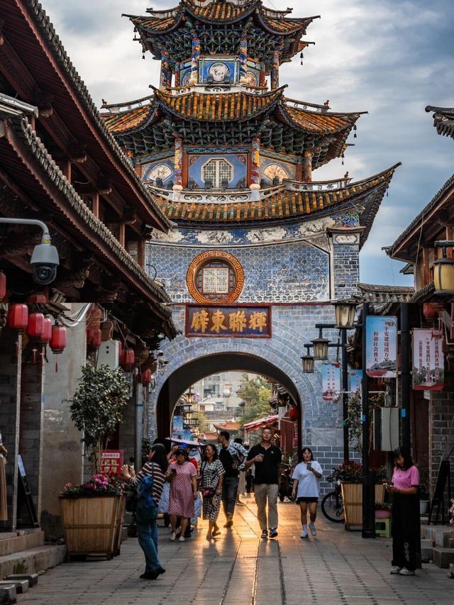 祥雲漂亮的鐘鼓樓，雲南真的到處都是古建