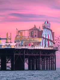 ✔️Brighton Beach in Brighton in -UK❤️‍🔥💫
