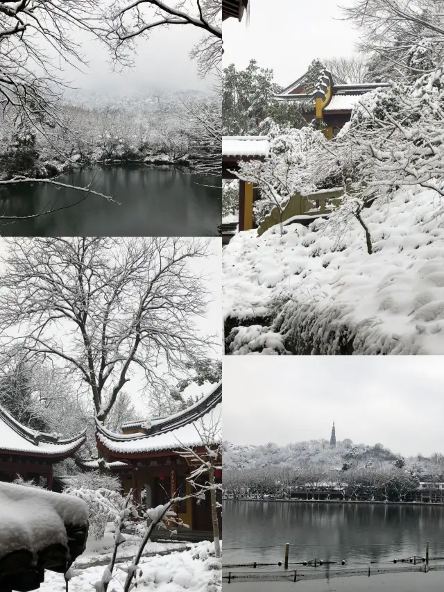 Snow in Hangzhou instantly transforms it into Lin'an! I captured the ultimate Jiangnan snowy scenery～