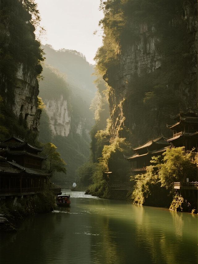 比起黃果樹，我更愛馬嶺河峽谷的秋日瀑布群​