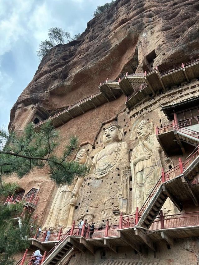 甘肅天水麥積山