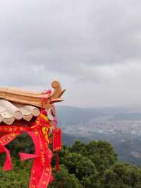古建紅簷下的濟南美濟南·金象山|紅牆古建+城市天際線的神