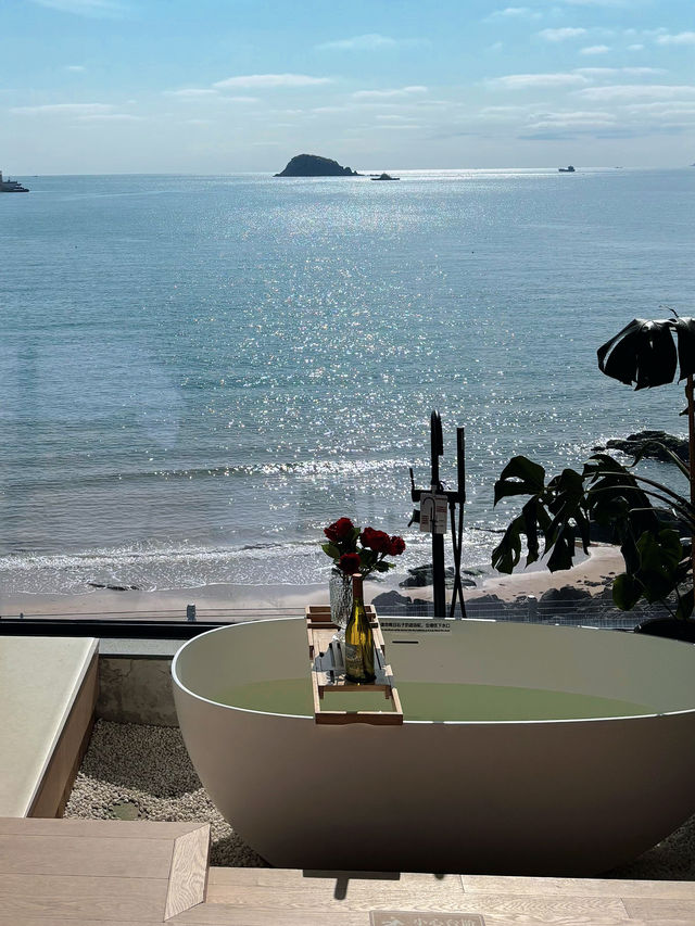 崂山海邊！！這海景民宿真的太好住了！！