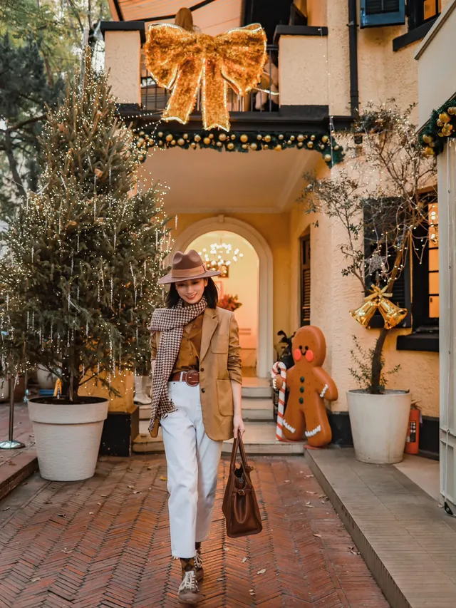 老錢風穿搭魔都秋日法式梧桐區citywalk 老錢風穿搭魔都秋日法式梧桐區citywalk