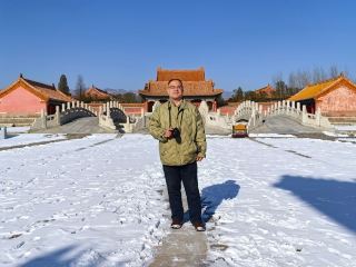 Yandu Ancient City and Qing Western Tombs After Snowfall