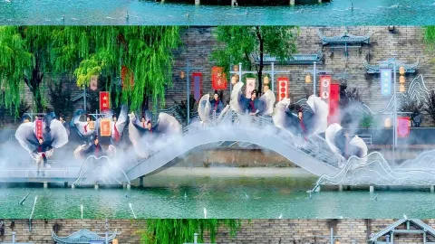Shandong's must-see night tour guide to Dongping New Song Dynasty Nevernight City｜Free admission immersive Water Margin experience — traveler post in Dongping