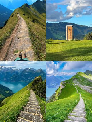 Hiking the Swiss Alpine Ridge