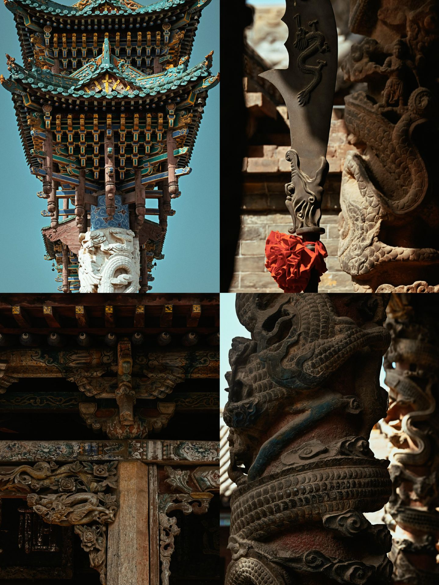 This national treasure temple in Jincheng has eight stone pillars that are legendary! 