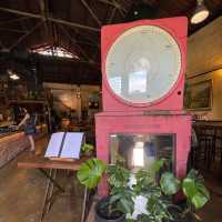 A cafe with 2nd longest table  