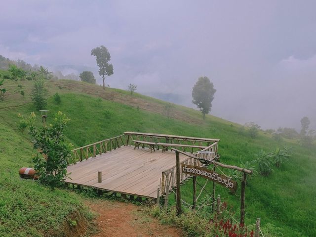 บ้านสวนดอยเปียงปุย  ดอยสกาด จ.น่าน