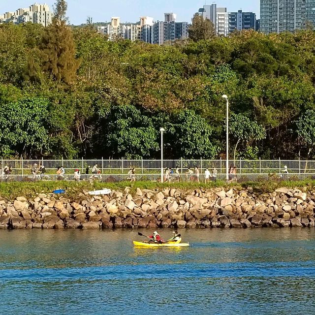 Popular TKO waterfront promenade 