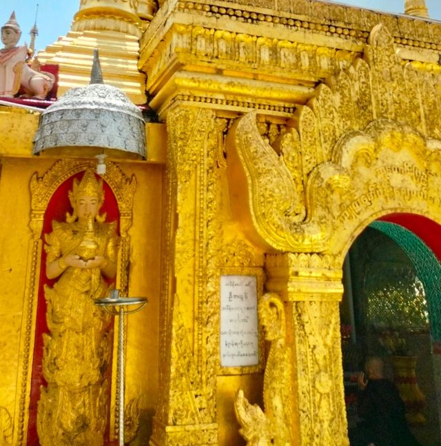 Temple in the middle of river