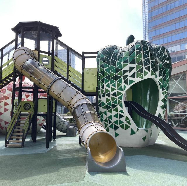 《🍆🫑🎃巨型蔬果主題兒童遊樂場～歷奇公園》