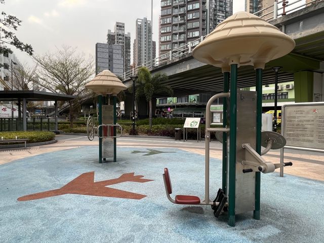 舊啟德機場設計概念為藍本 @ 世運花園