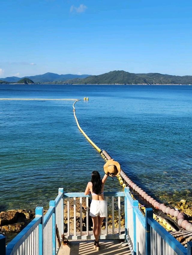 📍西貢| 毫不起眼的沙灘🌊| 淺藍色圍欄👋