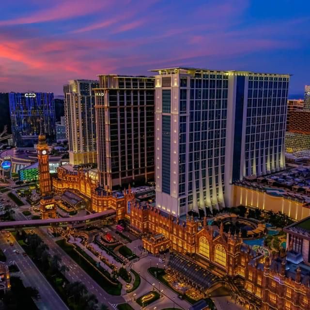 Night views Cotai strip macau