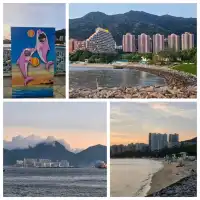 美麗的落日餘暉😍黄金海岸海豚廣場