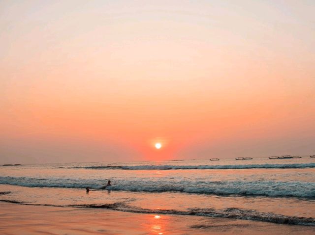 峇里島庫塔海灘超美日落 I Kuta Beach I Bali Island