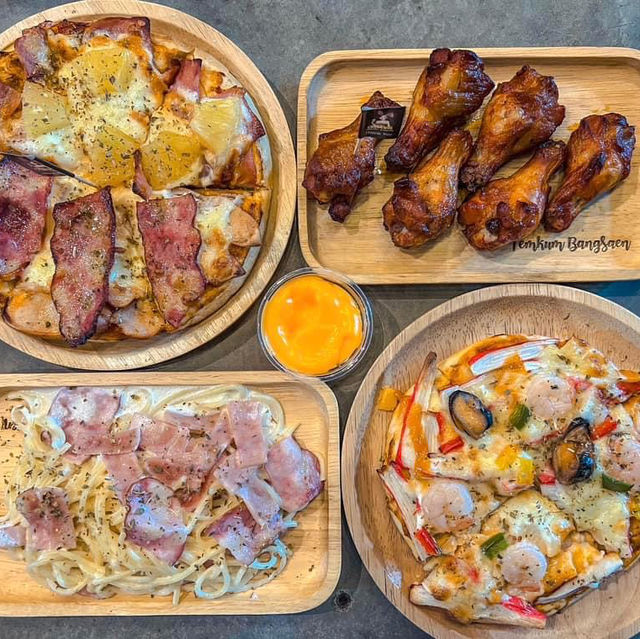 พิซซ่า โฮมเมด 🍕ร้านลับ บางแสน ชลบุรี