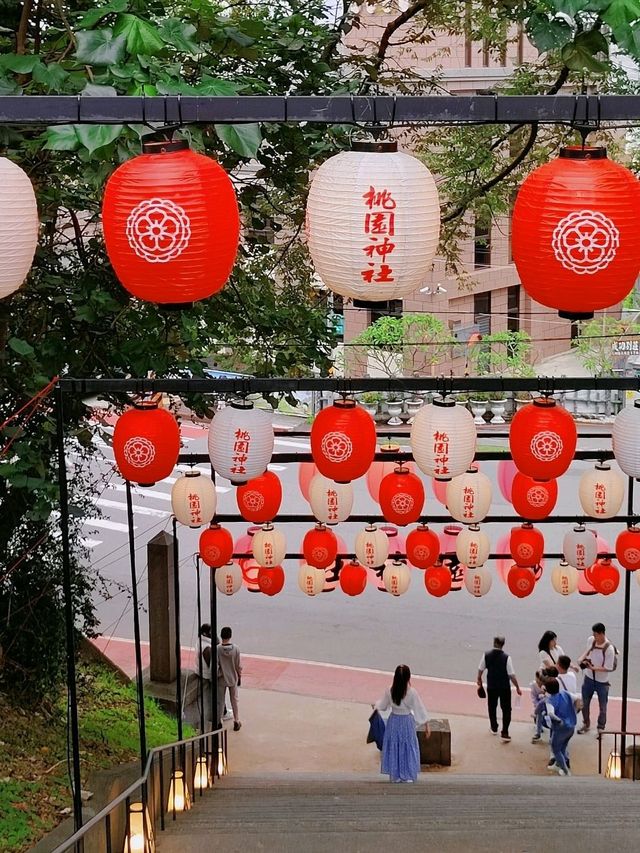 桃園丨虎頭山上的日本神社&週末市集丨桃園神社