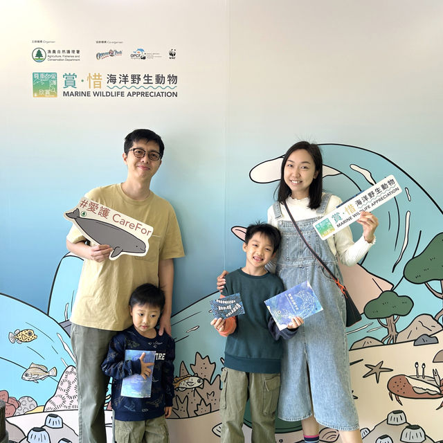 【 從小教導孩子用正確態度去守護海洋生物 】