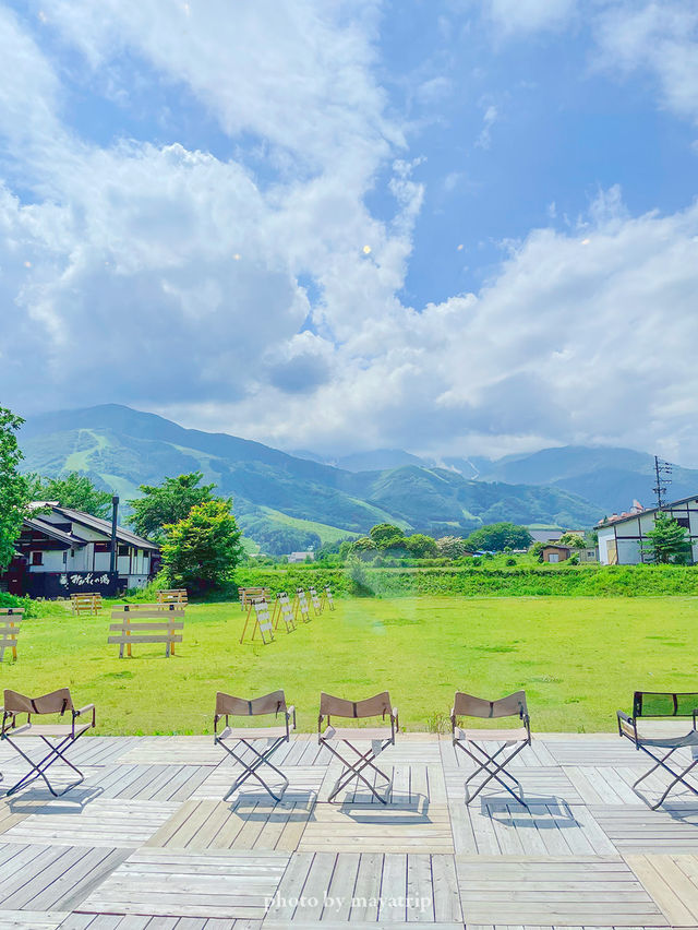 【長野】 雄大な景色を前にしてのカフェ