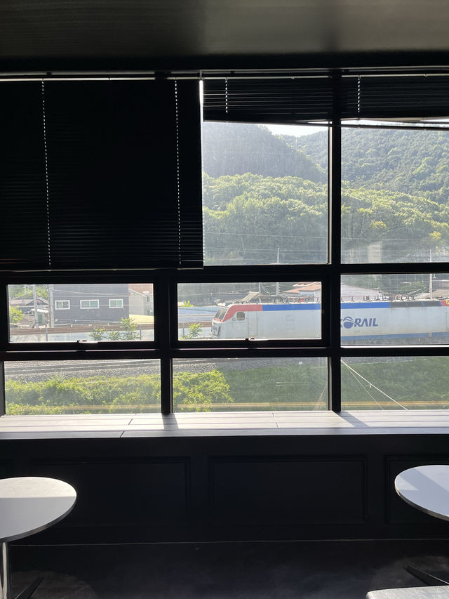 경산 채광, 에소프레소 맛집 야외 테라스
