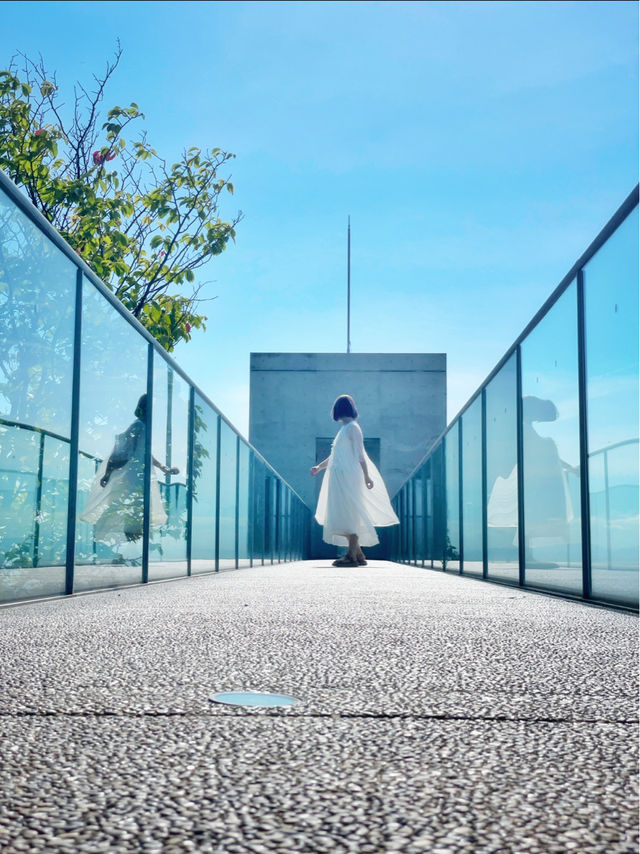 絶景❣️安藤忠雄氏プロデュースの百段苑☺️💐