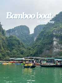 ล่องเรือไม้ไผ่ลอดถ้ำสุดตื่นเต้นที่ฮาลองเบย์ ✨🌊🌴