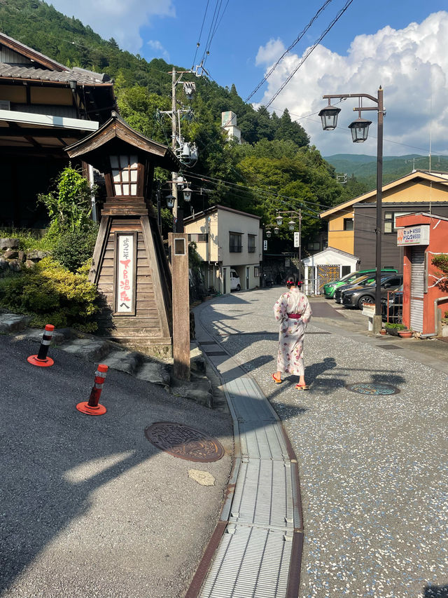 絶好の避暑地　下呂温泉