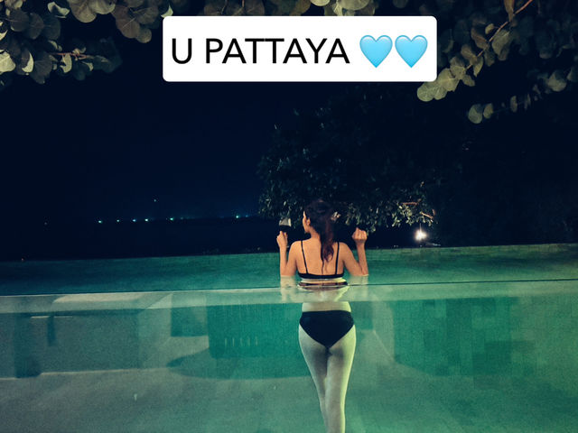 U pattaya สระว่ายน้ำกระจกใส 💦💦
