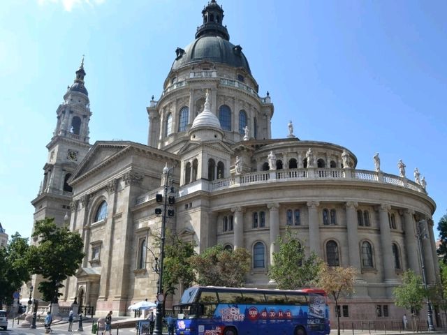 The historical Saint Stephen Basilica in Budapest