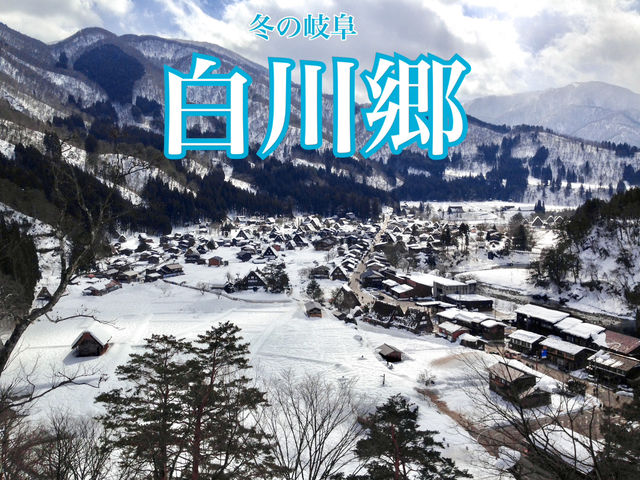 【岐阜県・白川】世界遺産 x 雪景色⛄️