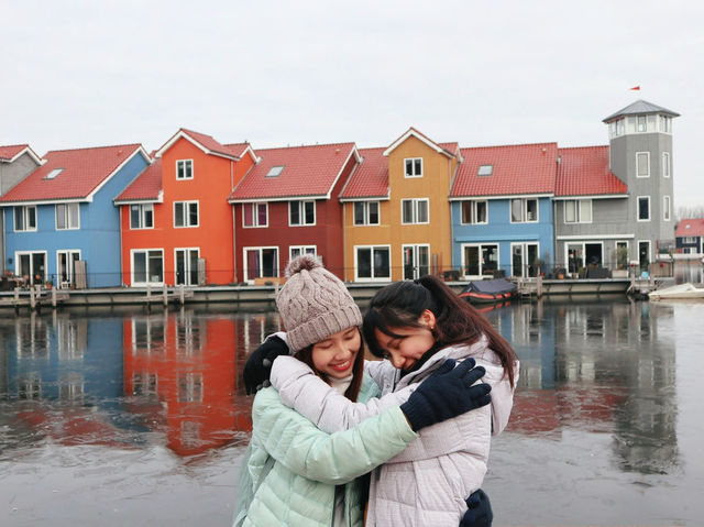 荷蘭🇳🇱 ｜格羅寧根｜彩色小屋🏘️  小型遊艇碼頭🚤